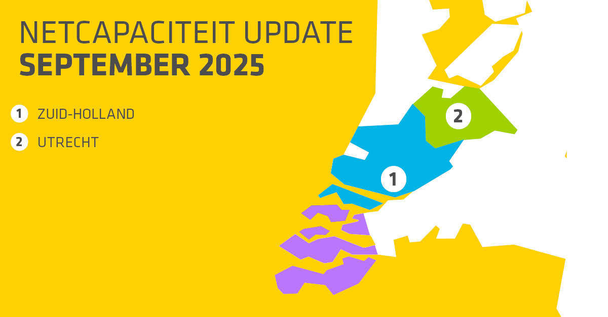 Update netcapaciteit elektriciteitsnetten Stedin september 2025