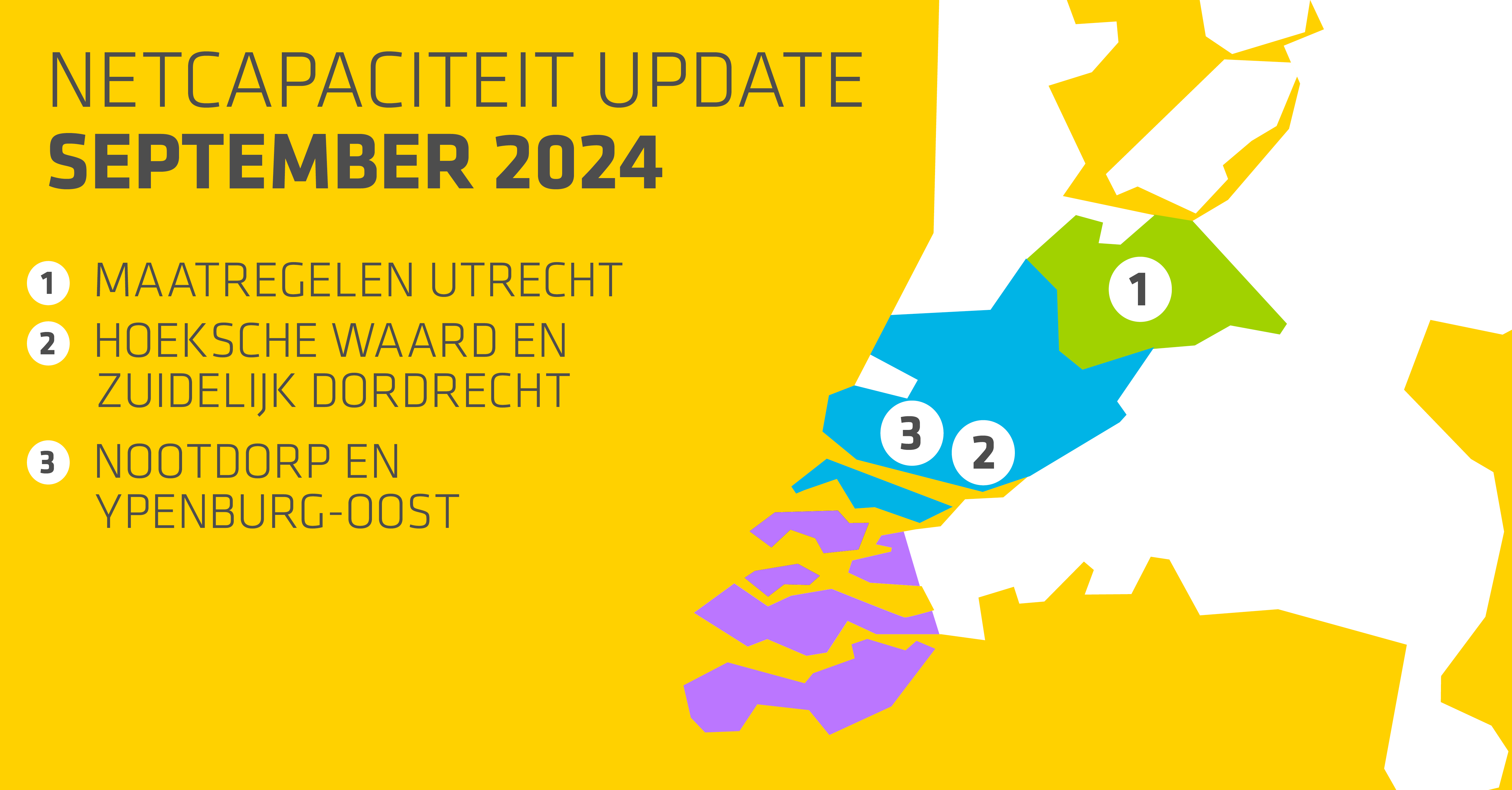 Update netcapaciteit elektriciteitsnetten Stedin September 2024