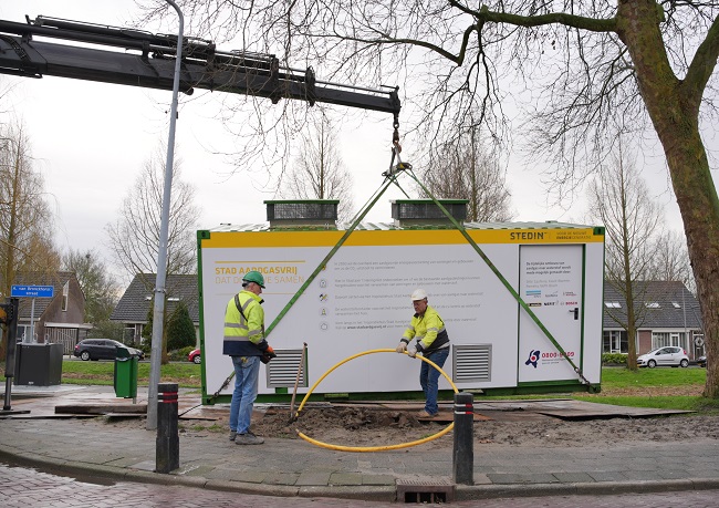 Eerste woning in Stad aan t Haringvliet verwarmd met waterstof