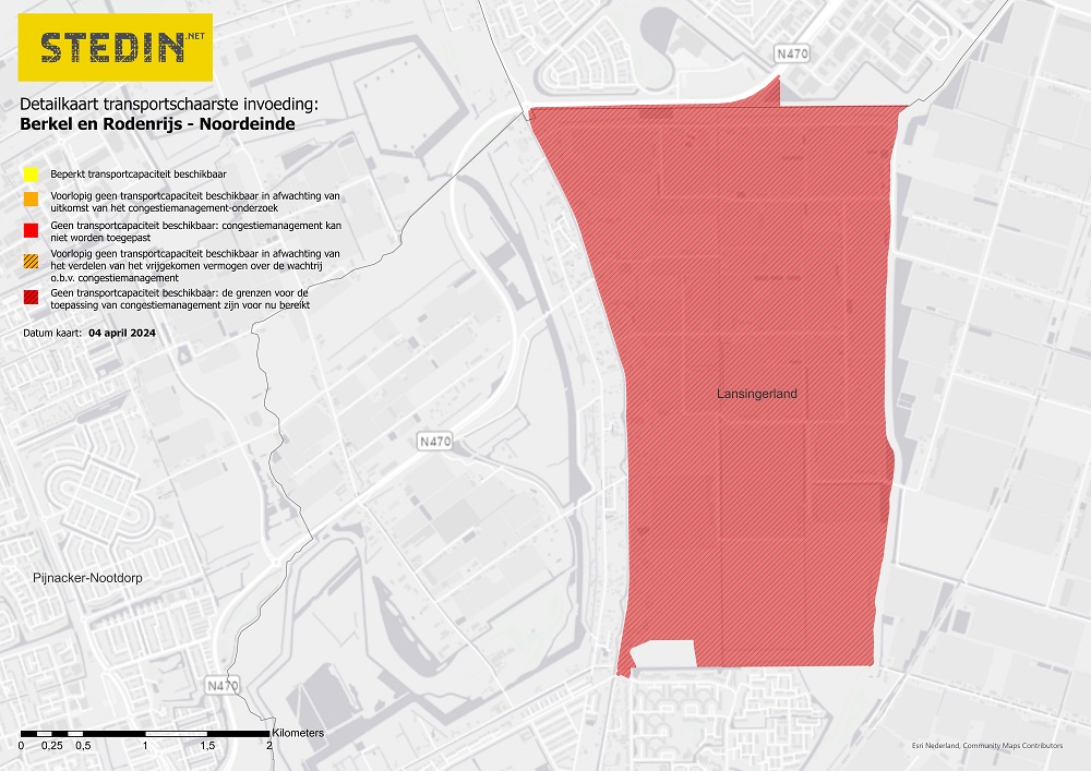 Detailkaart Berkel en Rodenrijs - Noordeinde na onderzoek