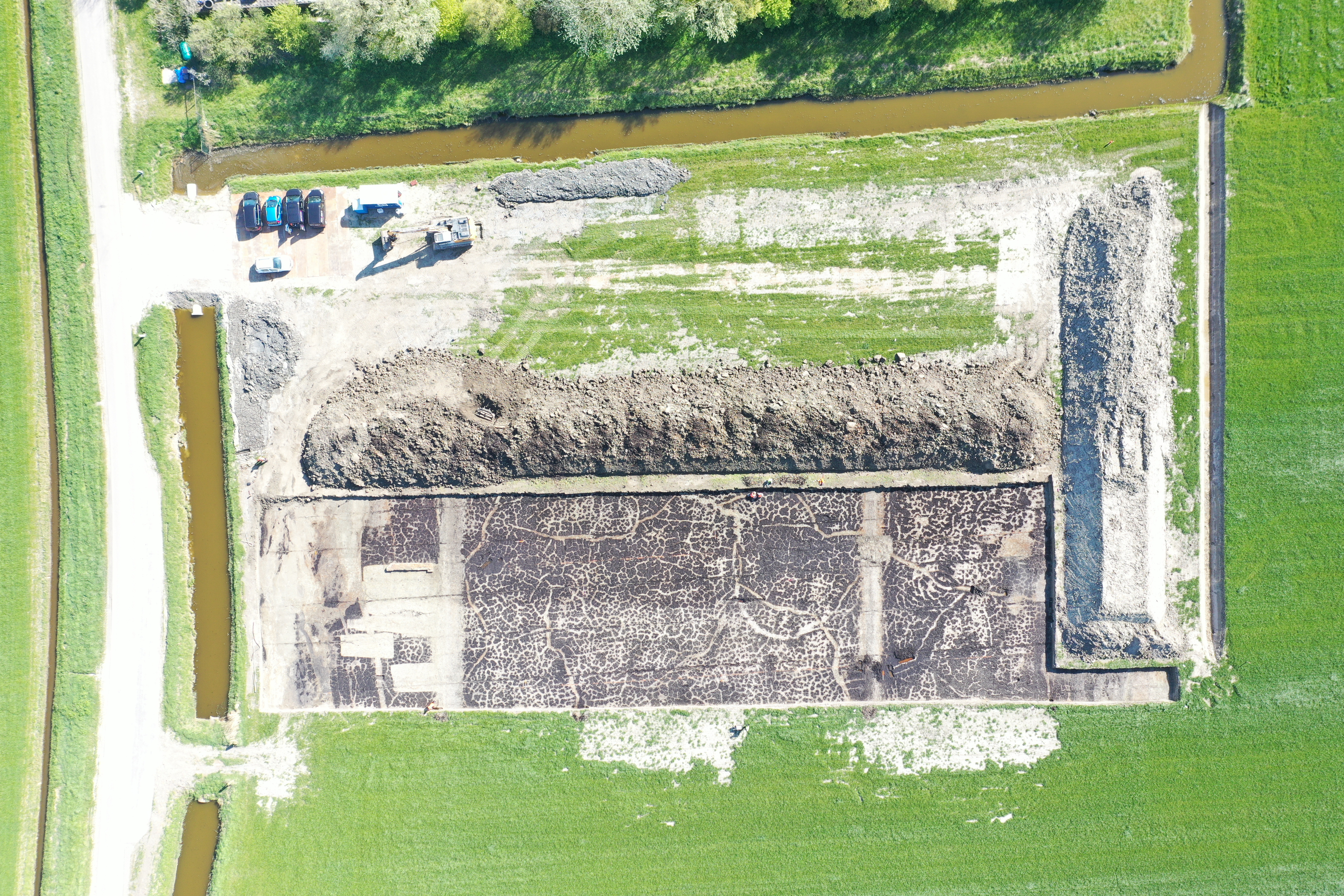 Grijpskerke dronebeeld