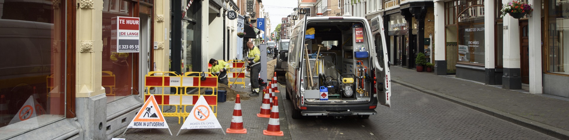 Gaswerkzaamheden in Den Haag