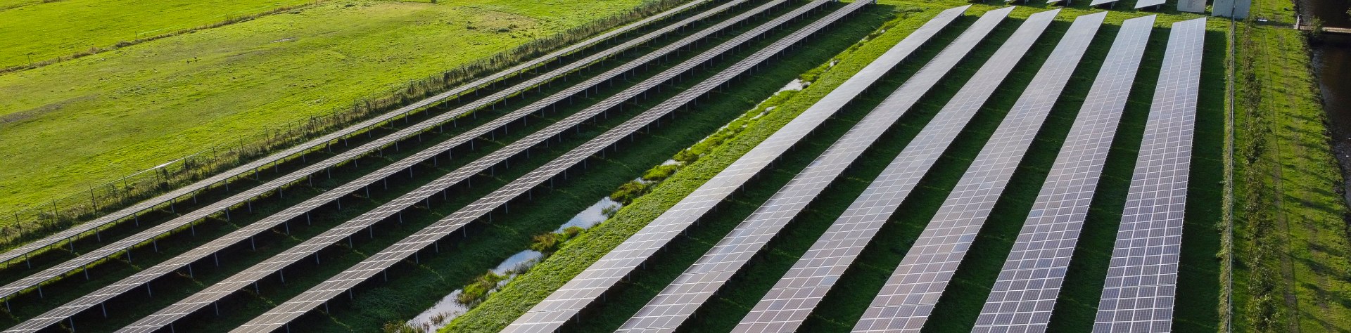 Weiland vol met zonnepanelen