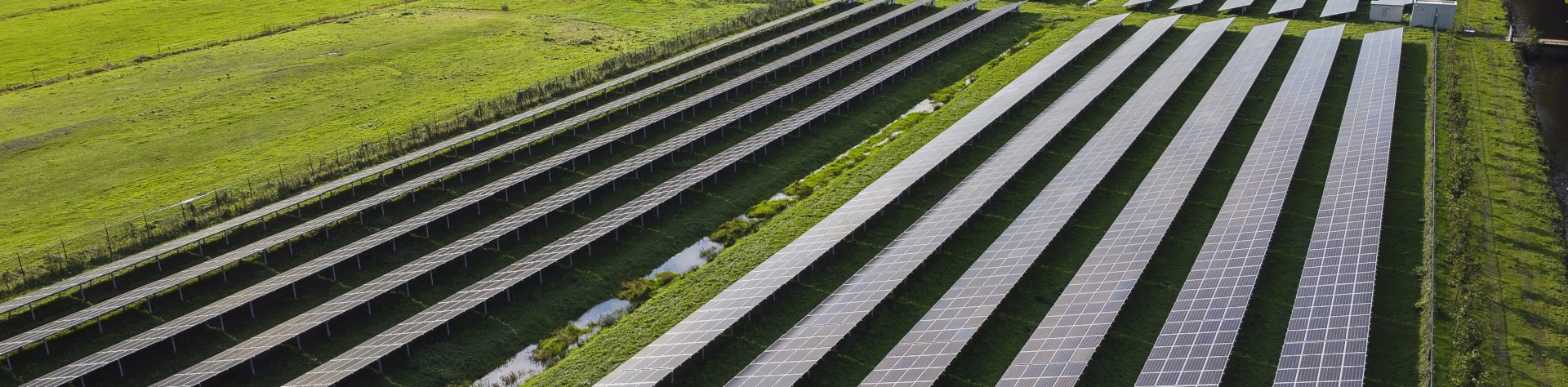 Zonneweide van bovenaf gezien