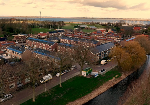 Projectdoek met deelnemende partijen Stad Aardgasvrij