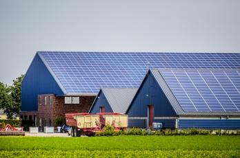 3 stallen op een boerderij