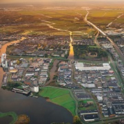 Luchtfoto van Noord-Holland