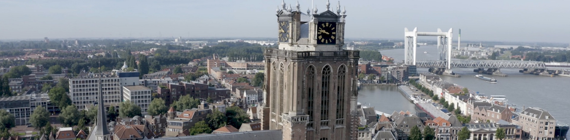 Luchtfoto van Dordrecht