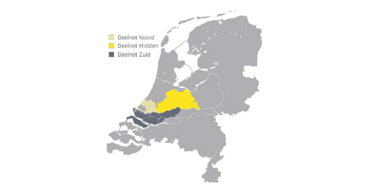 Stedin overzichtskaart