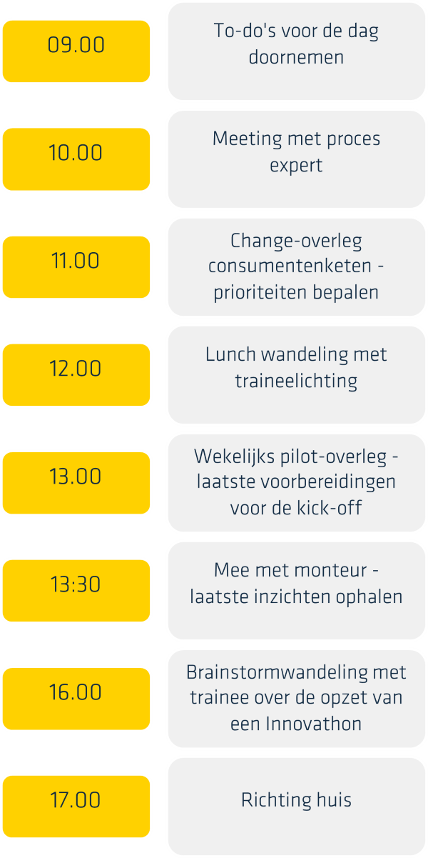 Agenda Toekomstmaker Gijs bij Stedin